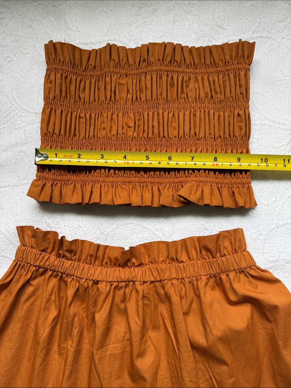 Kourt Ellery Matching Set in Terracotta/ Rust Orange Size XS ResortWear Western - Picture 11 of 16